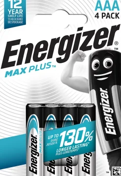 Energizer Pile Aaa|Pile Lr03-Pack de 4 piles Alcaline LR03-AAA 1,5V Max Plus