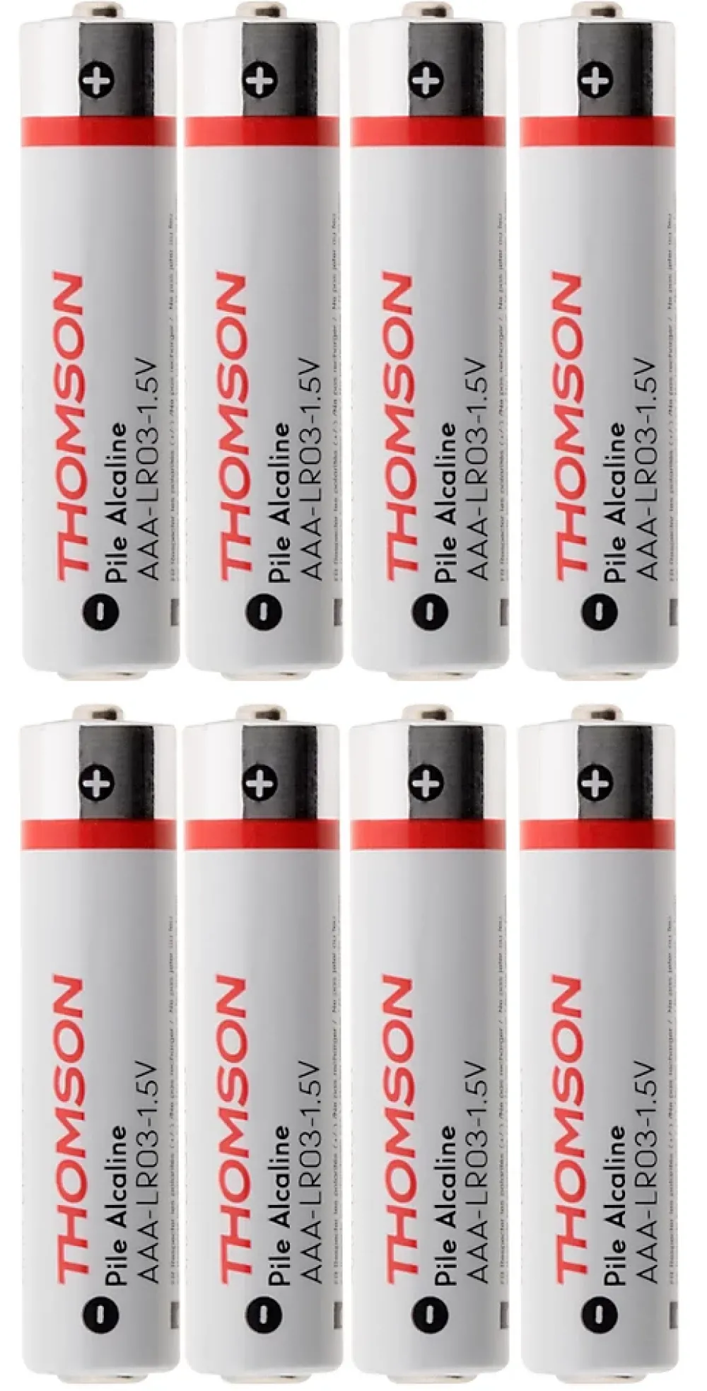 Thomson Pile Aaa|Pile Alcaline-Pack de 8 piles alcalines LR03 AAA 1,5V -