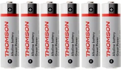 Thomson Pile Aa|Pile Lr6-Pack de 6 piles alcalines LR06 AA 1,5V -