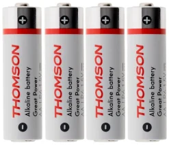 Thomson Pile Aa|Pile Lr6-Pack de 4 piles alcalines LR06 AA 1,5V -