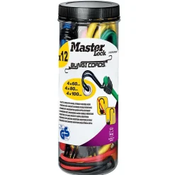 Master Lock Pack de 12 tendeurs de différentes tailles Twin Wire
