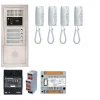 Aiphone Pack Interphone Audio 4 Bp Avec 4 Postes Programmés