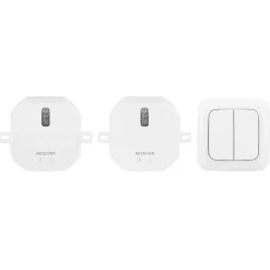 Smartwares Pack interrupteur double + 2 modules intérieurs
