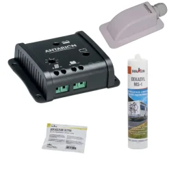 Antarion Onduleur Et Raccordement Pour Panneau Solaire-Pack Kit de pose solaire avec Régulateur de Charge PWM 160W 10A