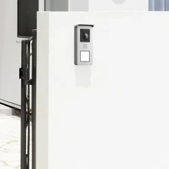 Avidsen Pack motorisation portail battant solaire et Visiophone sans fil 100% solaire