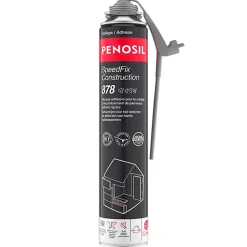 Penosil Mousse Expansive-Pack 6 Mousses colle universelle SpeedFix Construction 878 pistolable 690ml + Nettoyant FoamCleaner929 500ml + Pistolet