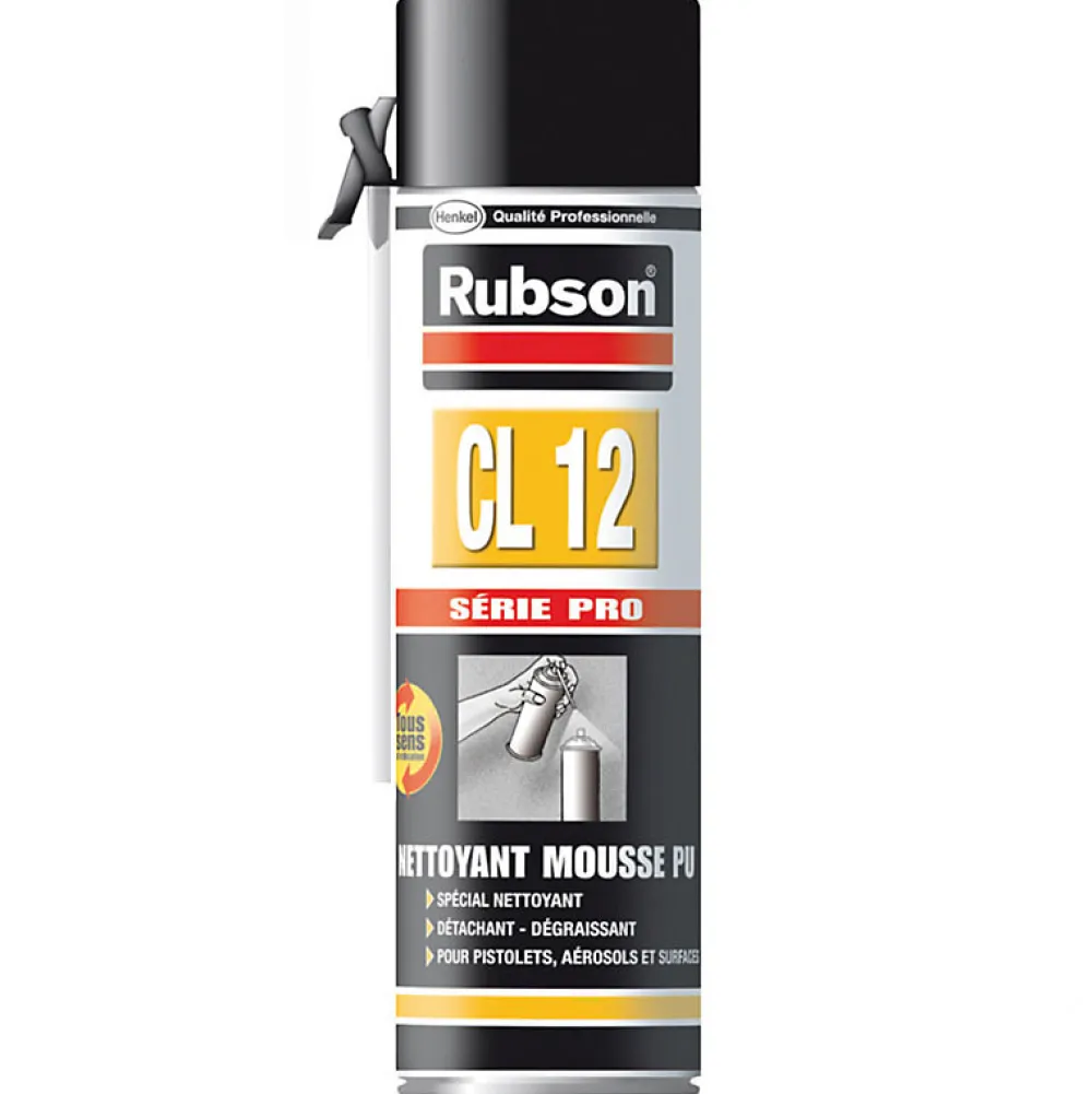 Bostik Mousse Expansive-Pack 24 Mousses expansives PU pistolable P305 Foam'n'Fill 750ml + 12 Nettoyants mousse PU CL12 500ml + Pistolet manuel