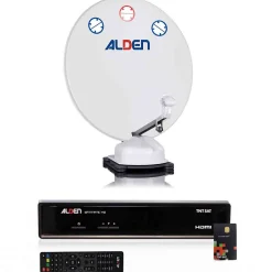 Alden Antenne, Parabole Et Fixation-Pack Orbiter Parabole Automatique 85cm + Récepteur satellite SATMATIC HD TNTSAT