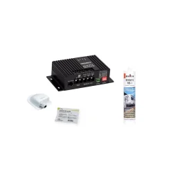 Antarion Kit Panneau Solaire-PACK Panneau Solaire Black Booster 220W + Kit de pose solaire avec Régulateur de Charge MPPT 320W 20A Bluetooth