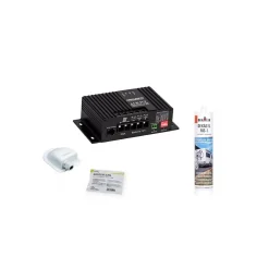Antarion PACK Panneau Solaire Souple 150W Ultra Léger + Régulateur de charge Bluetooth + Kit de pose
