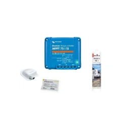 Antarion Kit Panneau Solaire-Pack Panneau Solaire Souple 150W Van Life + Régulateur solaire VICTRON 220W 15A