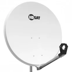 Hdsat Antenne, Parabole Et Fixation-Pack Parabole Acier 80cm + OPTEX Récepteur ORS9939HD Fransat + Bras Coudé Déport 30cm Diamètre 40mm + Tête LNB