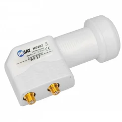 Hdsat Antenne, Parabole Et Fixation-Pack Parabole satellite fibre composite Blanche 60cm BRIDES INOX + LNB Twin HD 4K