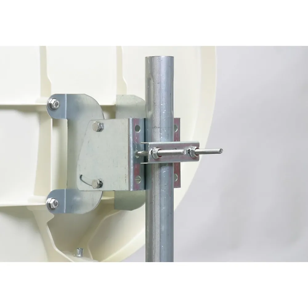 Hdsat Antenne, Parabole Et Fixation-Pack Parabole Satellite Fibre Composite Blanche 60cm + LNB Single + Décodeur Satellite ASTRA HD + Carte