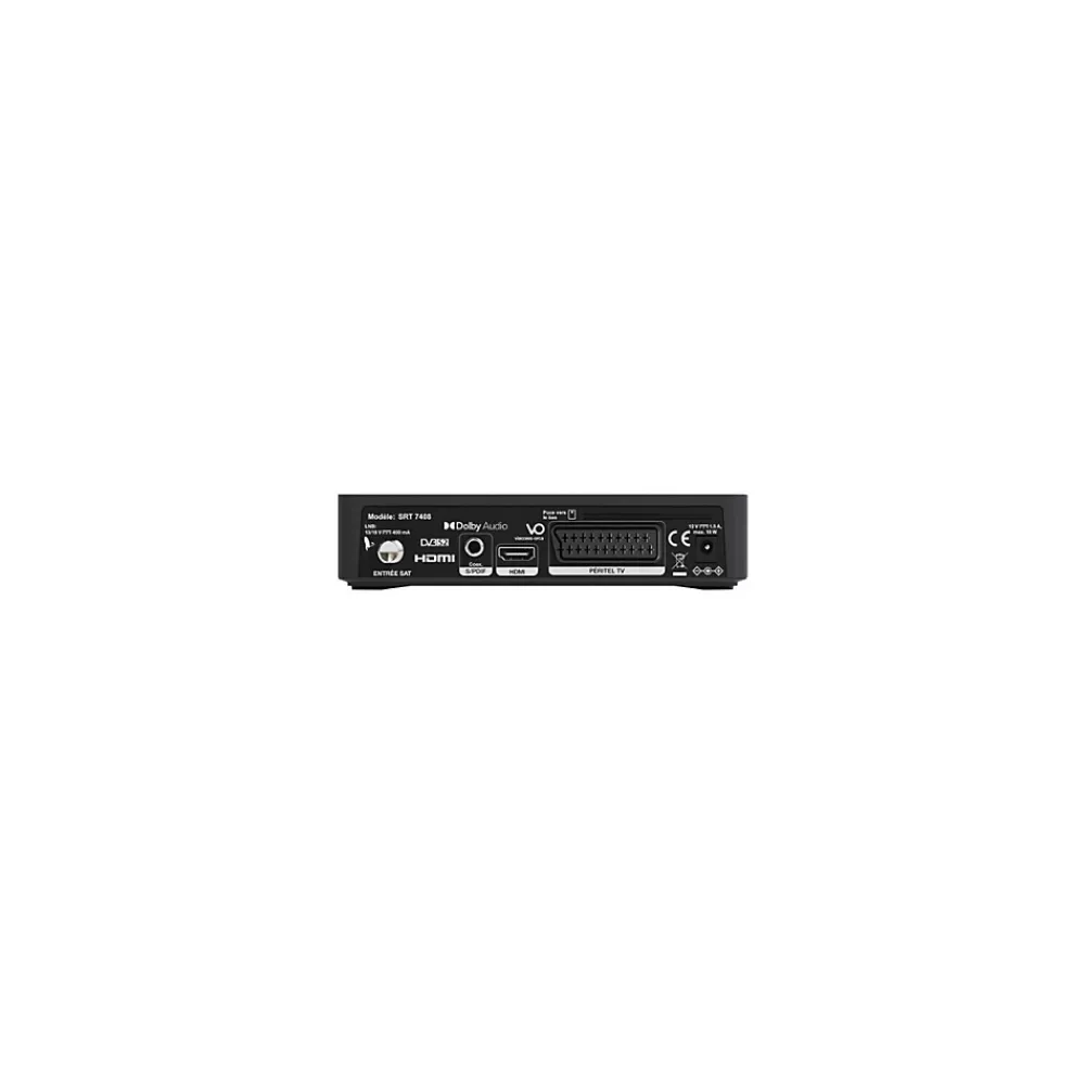 Hdsat Antenne, Parabole Et Fixation-Pack Parabole Satellite Fibre Composite Blanche 60cm + LNB Single + Décodeur Satellite ASTRA HD + Carte