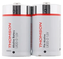 Thomson Pile D|Pile Alcaline-Pack 2 piles alcalines LR20 D 1,5V -