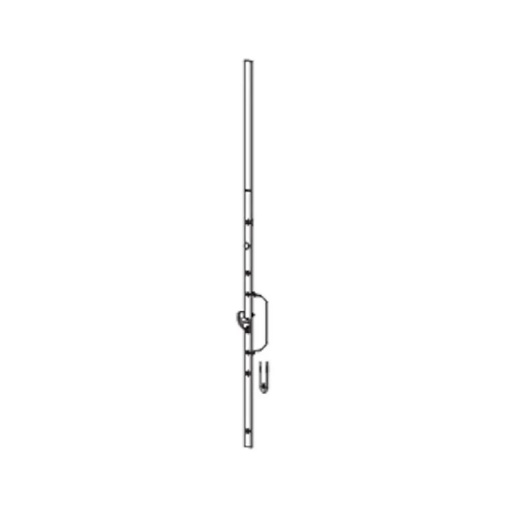 Ferco Loquet, Targette Et Moraillon De Porte-Pack rallonge SECURY X SH2 têtière 24 en U - - K-19565-02-0-1