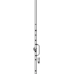 Ferco Loquet, Targette Et Moraillon De Porte-Pack rallonge SECURY X SH2 têtière 24 en U - - K-19565-02-0-1