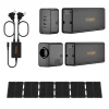 Runhood Pack Rando - 648 Wh + 100 W Solaire - Energie Nomade Ultra-Legere pour Aventure Outdoor