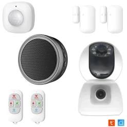Kyf Alarme Sans Fil-Pack Sécurité intérieure connectée Vidéosurveillance & Intrusion
