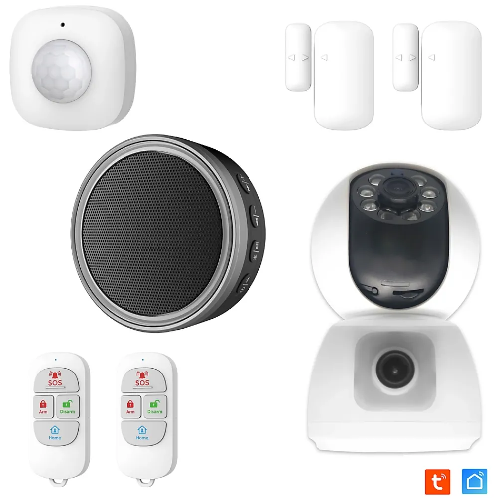Kyf Alarme Sans Fil-Pack Sécurité intérieure connectée Vidéosurveillance & Intrusion