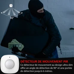 Kyf Alarme Sans Fil-Pack Sécurité intérieure connectée Vidéosurveillance & Intrusion