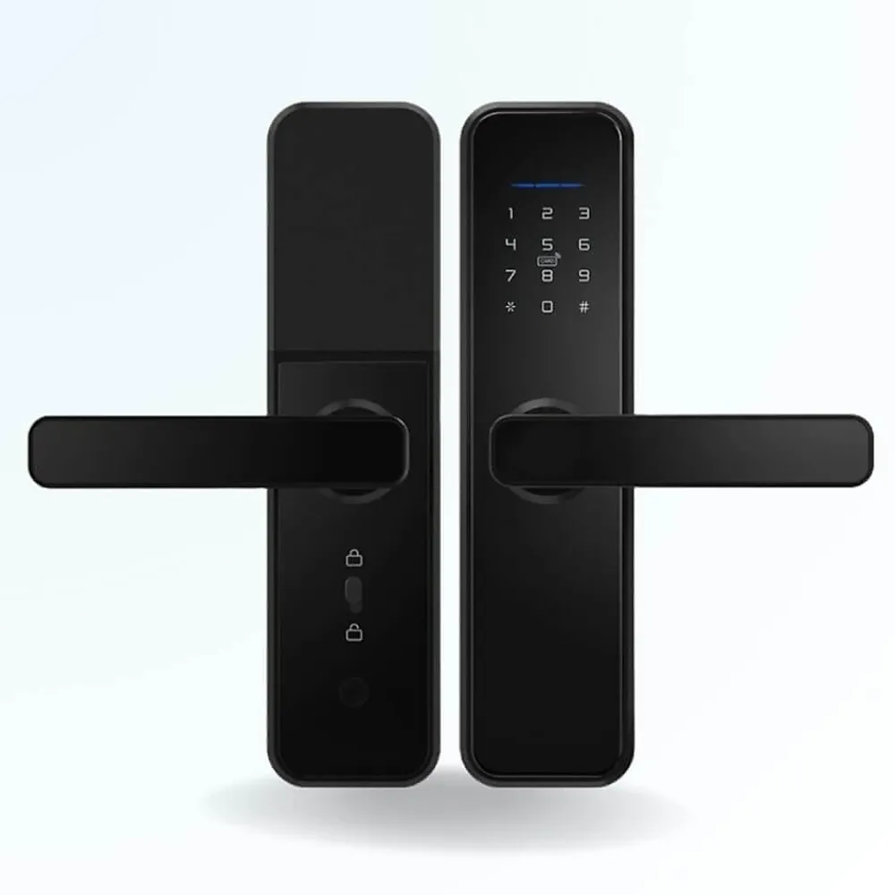 LOCKY Pack serrure connectée -1 à code, badge et bluetooth + passerelle wifi