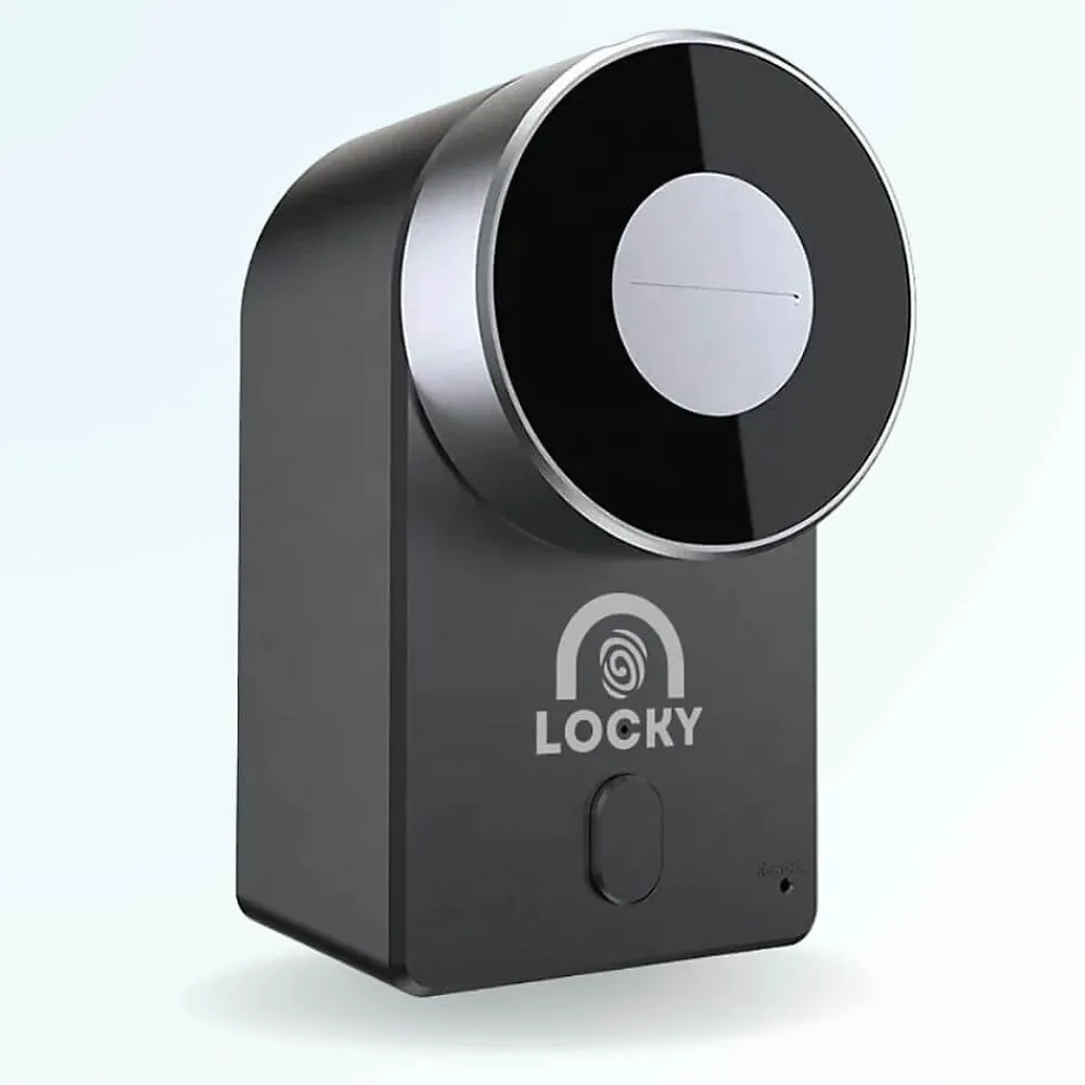 LOCKY Serrure Connectée-Pack serrure connectée -4 smart lock 2.0 + clavier sans fil + passerelle + cylindre ajustable