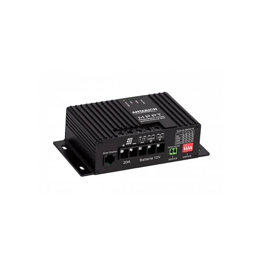 Antarion Kit Panneau Solaire-Pack 2x Panneaux solaire 140W + kit de pose solaire avec régulateur MPPT 320W 20A