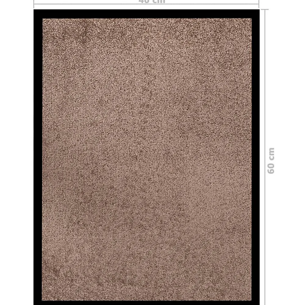 Vidaxl Paillasson Marron 40x60 cm