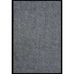 Vidaxl Patin, Feutre Et Embout-Paillasson rayé Gris 80x120 cm