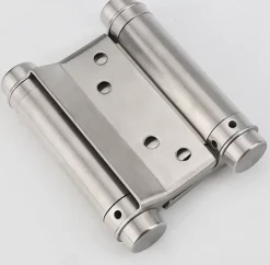 Deko 1 paire de charnières de porte battante à double action réglables en acier inoxydable pour comptoir de salon de café