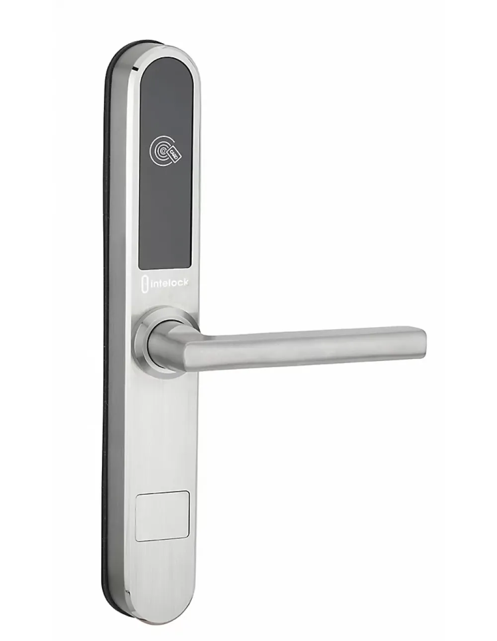 Thirard Paire de poignées connectées Intelock Room hôtel, pour porte d'hôtel, argent - INTELOCK