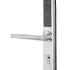 Thirard Paire de poignées connectées Intelock Multi, pour porte d'entrée, entr'axes 85mm, argent - INTELOCK