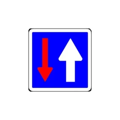 Nadia Signalisation Panneau de signalisation CK18 - Circulation alternée