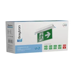 Braytron Panneau LED encastré WC - Blanc - 3W