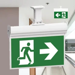 Braytron Panneau De Signalisation-Panneau LED WC - Blanc - 3W