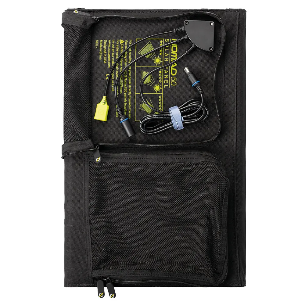 Panneau Solaire Portable|Panneau Solaire À Faire Poser-Panneau solaire GoalZero Nomad 50 4 panneaux