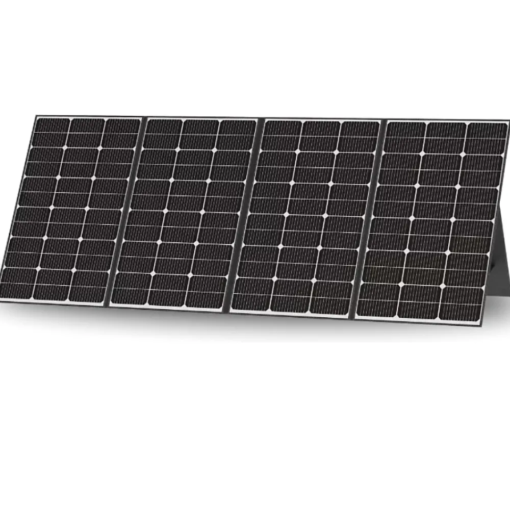 Kodak Panneau Solaire Portable 400W - Rendement 23% - Étanche IP65 - Léger et Pliable - Pieds Réglables - Connexions Multiples