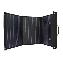 Eza Panneau Solaire Portable Pliable 60W Cellules Monocristallines Sorties USB