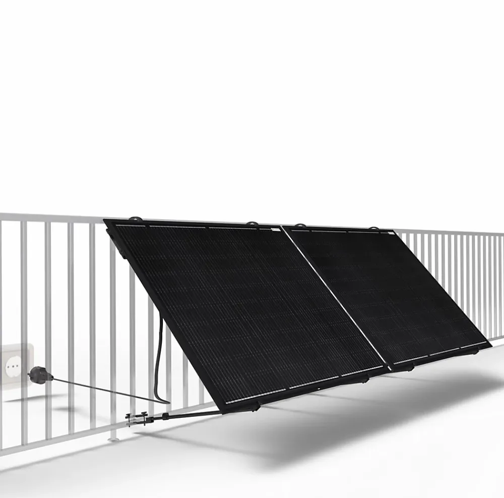 Sunflower Solar Panneau solaire pour balcon Plug and Play 440W, 2 panneaux solaires dernière génération