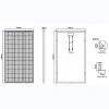 Galix Panneau solaire Série Mono cellules PERC 120W