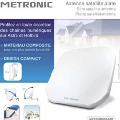 Metronic Parabole plate H+V - LNB intégée