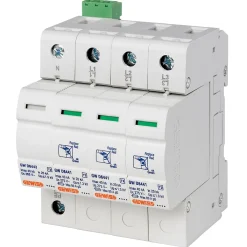 Gewiss Parafoudre triphasé + neutre 40 kA avec contact aux. de fin de vie - Type 2 - 4 modules - - GWD6420