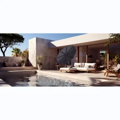 Galix Panneau Solaire Plug And Play-PARASOL SOLAIRE 1000W Plug & Play avec éclairage LED intégré