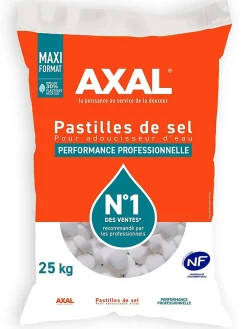 Axal Sel Pour Adoucisseur|Adoucisseur D'Eau-Pastilles de sel pour adoucisseur d'eau 25 kg
