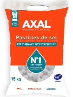 Axal Sel Pour Adoucisseur-Pastilles de sel pour adoucisseur d'eau 15kg
