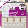 3M Patin adhésif amortisseur anti-choc transparent & blanc, assortiment 39 pièces