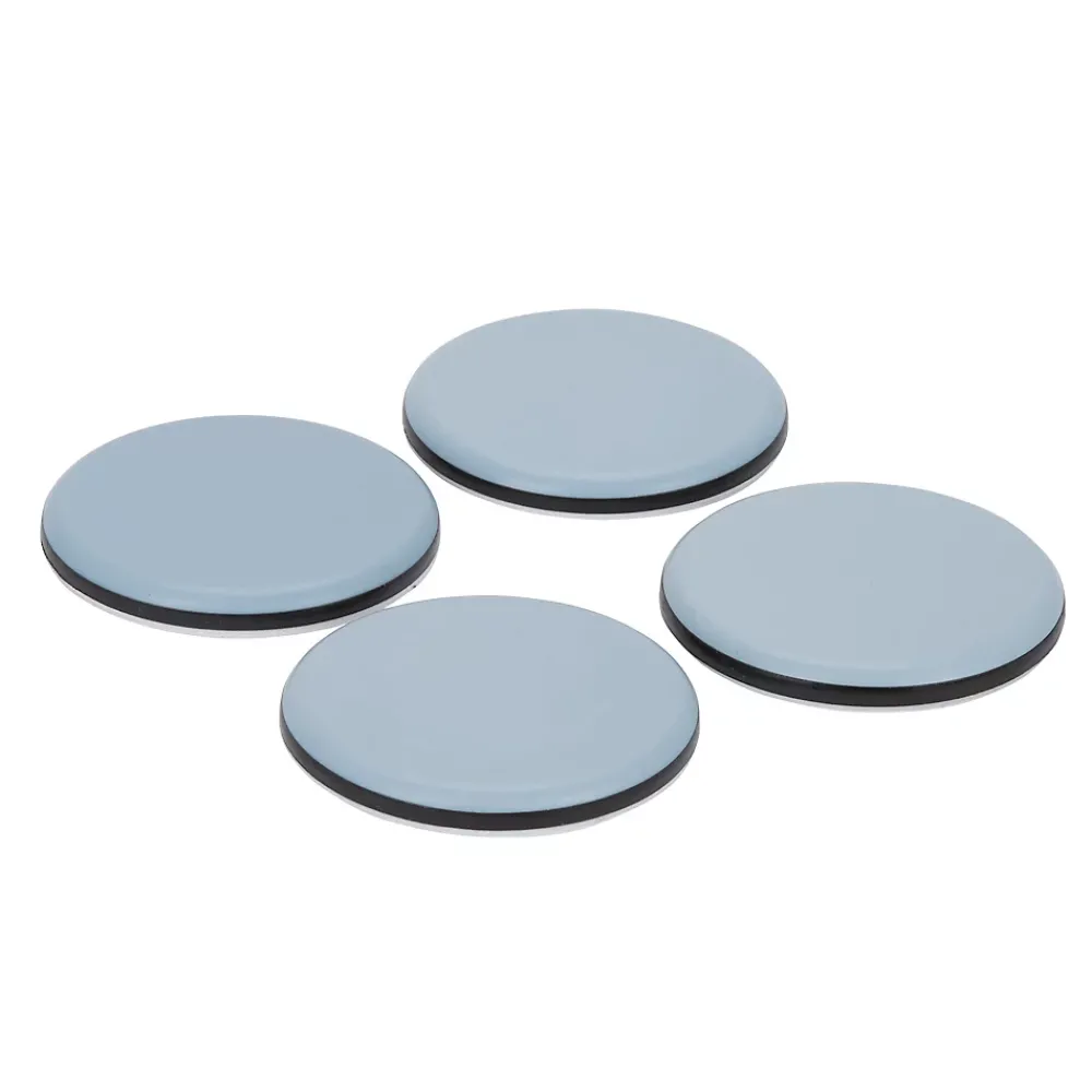 Diall Patin auto-adhésifs 65 mm x 4, blanc + gris/bleu
