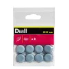 Diall Patin, Feutre Et Embout-Patin auto-adhésifs 20 mm x 8, blanc + gris/bleu